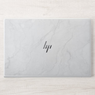 Elegant White Marble HP Laptop Skin