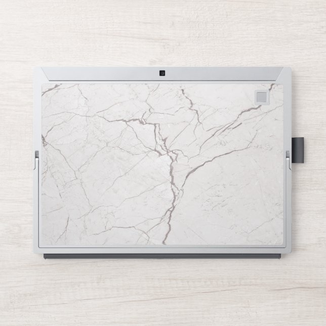 Elegant White Marble  HP Laptop Skin (Front)