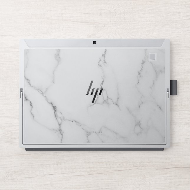 Elegant White Marble  HP Laptop Skin (Front)