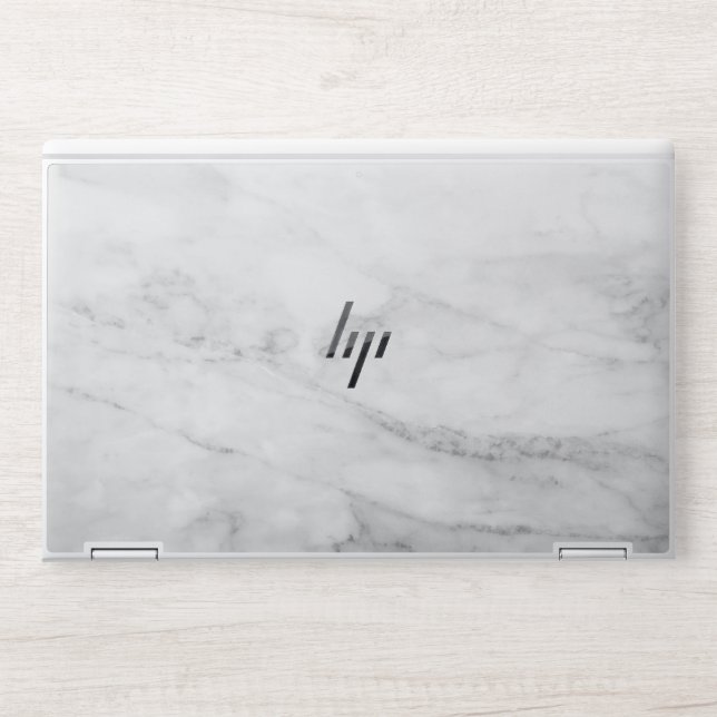 Elegant White Marble  HP Laptop Skin (Front)