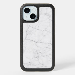 Elegant White Marble  iPhone 15 Case