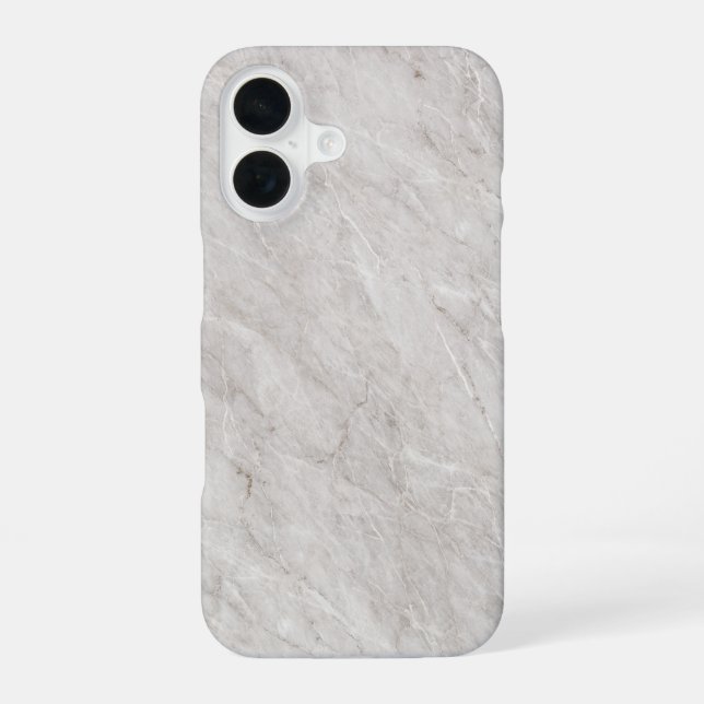 Elegant White Marble  iPhone Case (Back)