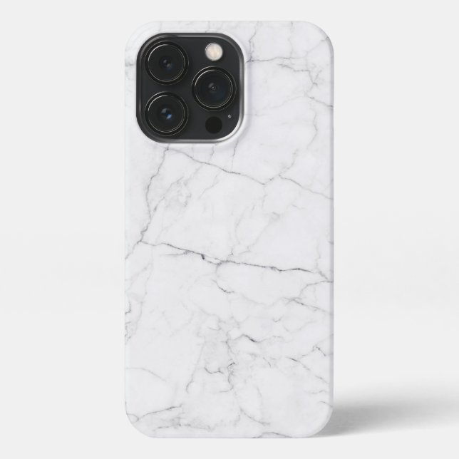 Elegant White Marble  iPhone Case (Back)