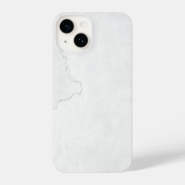 Elegant White Marble  iPhone Case (Back)