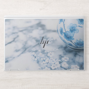 Elegant white marble laptonp skin . 