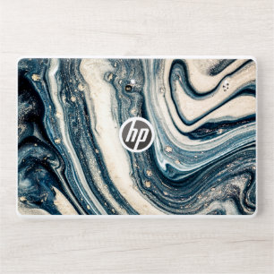 Elegant white marble laptonp skin . 