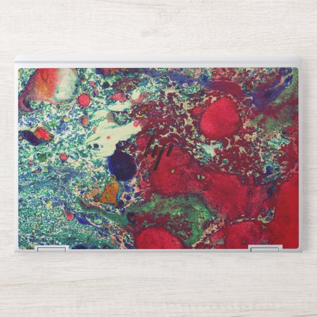 Elegant white marble laptonp skin .   (Front)