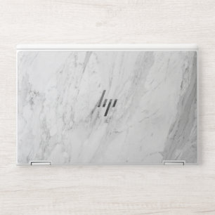Elegant white Marble Laptop skin 