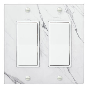 Elegant White Marble Light Switch Cover Elegant White Marble Light Switch Cover