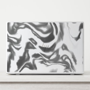 Elegant White Marble Minimalist Chic HP Laptop Skin