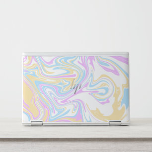 Elegant White Marble Minimalist Chic HP Laptop Skin