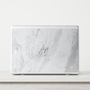 Elegant White Marble Minimalist Chic HP Laptop Skin