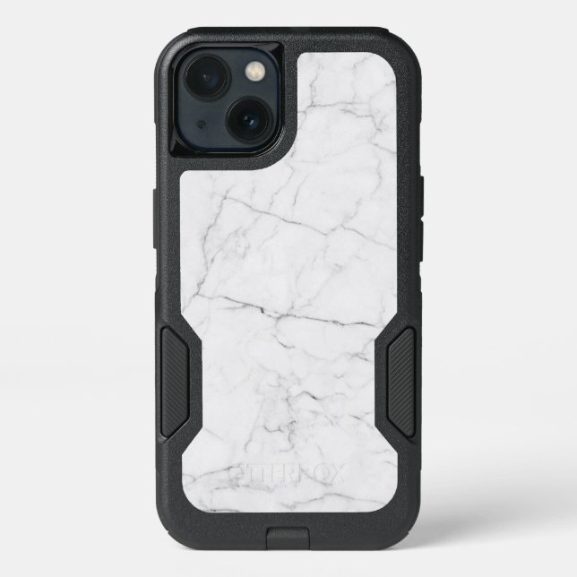 Elegant White Marble  Otterbox iPhone Case (Back)