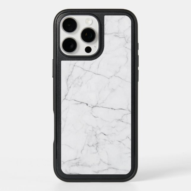 Elegant White Marble  Otterbox iPhone Case (Back)