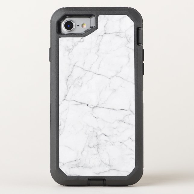 Elegant White Marble  Otterbox iPhone Case (Back)