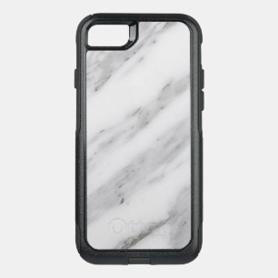 Elegant White Marble OtterBox Commuter iPhone SE/8/7 Case