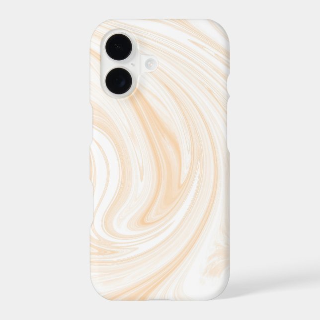 Elegant White Marble Pattern Case-Mate iPhone Case (Back)
