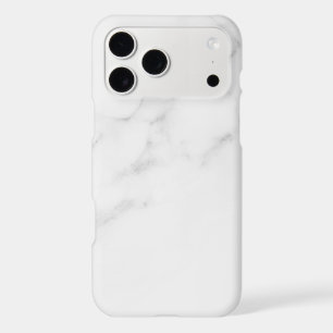 Elegant White Marble Pattern iPhone 17 Pro Max Case