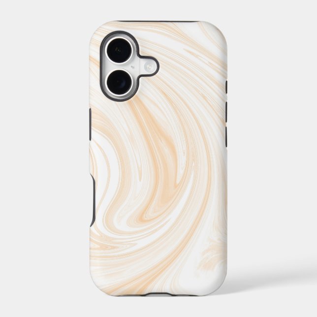 Elegant White Marble Pattern Case-Mate iPhone Case (Back)