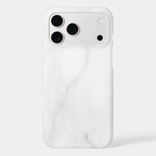 Elegant White Marble Pattern                    Case-Mate iPhone Case (Back)