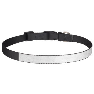 Elegant White Marble Pet Collar