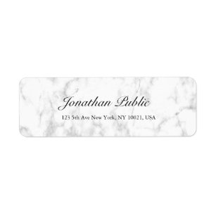 Marble 3 Fall Color Marble Address Label Customized Return Address Label 90 Labels