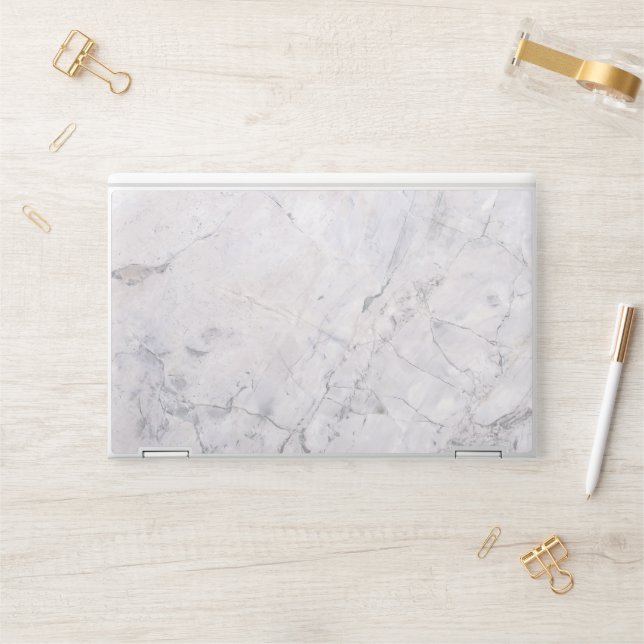 Elegant White Marble Skin (Desk)