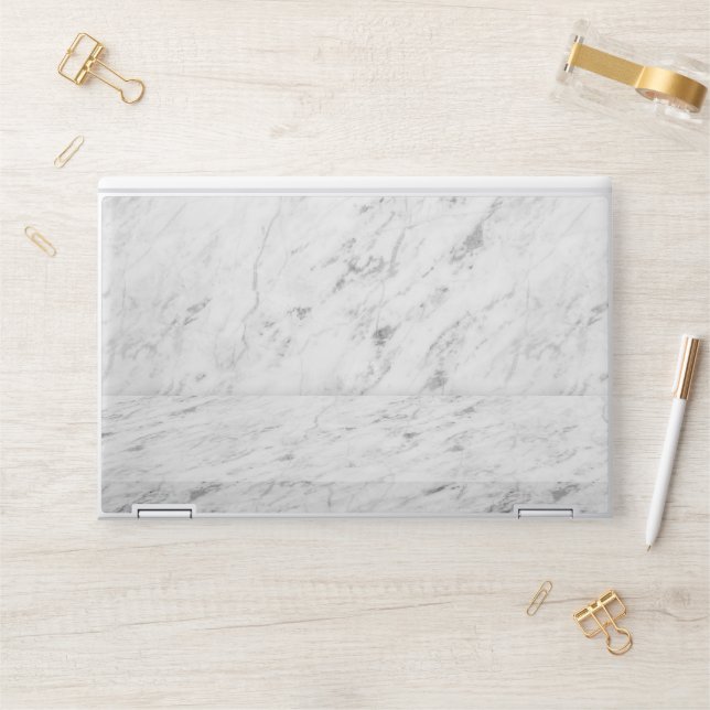 Elegant White Marble Skin (Desk)