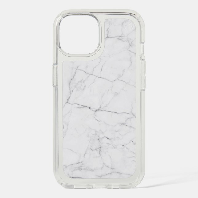 Elegant White Marble  Speck iPhone Case (Front)