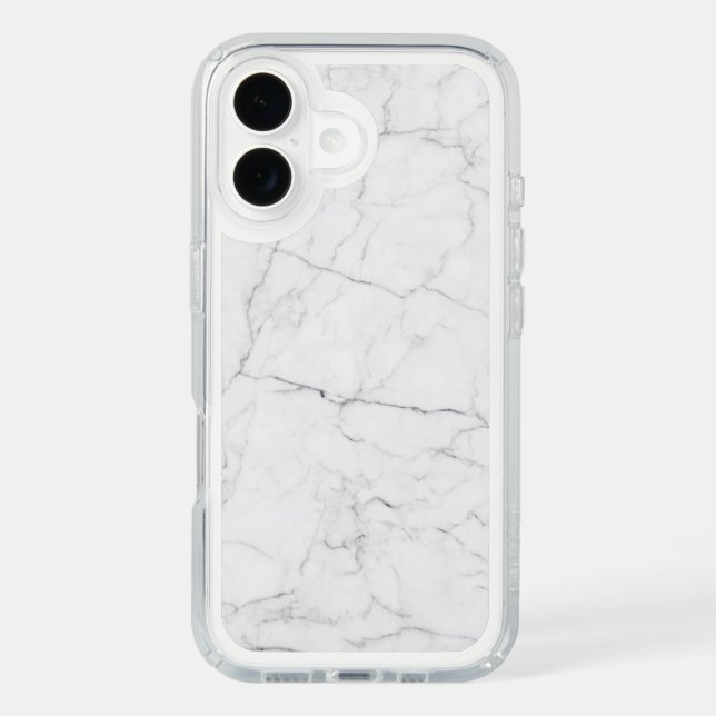 Elegant White Marble  Speck iPhone Case (Front)