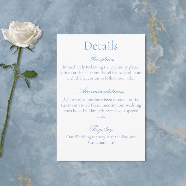 Elegant White Minimalist Unicorn Horses Wedding Enclosure Card (Creator Uploaded)