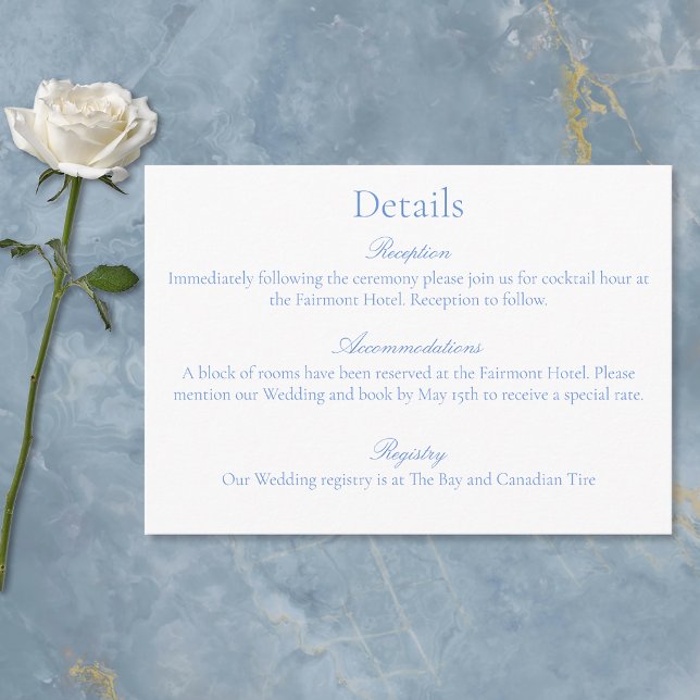 Elegant White Minimalist Unicorn Horses Wedding Enclosure Card (Creator Uploaded)