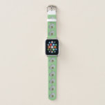 Elegant White Orchid Flower Botanical Apple Watch Band