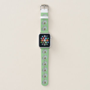 Elegant White Orchid Flower Botanical Apple Watch Band