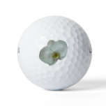 Elegant White Orchid Flower Golf Balls