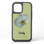 Elegant White Orchid Flower OtterBox Symmetry iPhone 12 Case