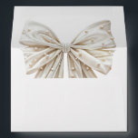 Elegant White Pearl Bow Bridal shower Envelope<br><div class="desc">Elegant White Pearl Bow Bridal shower envelope. Matching items available.</div>