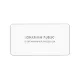 Elegant White Professional Plain Modern Simple Label | Zazzle