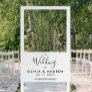 Elegant White Prop Wedding Selfie Photo Frame Foam Board