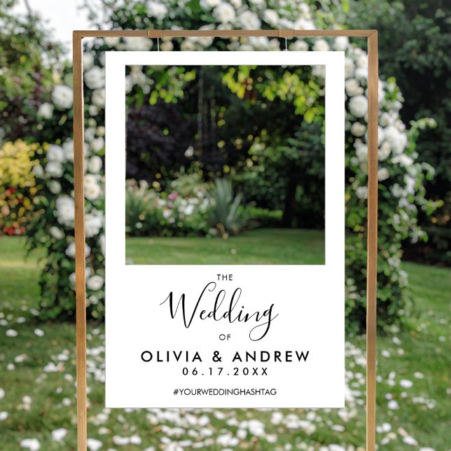 Elegant White Prop Wedding Selfie Photo Frame Foam Board (Creator Uploaded)