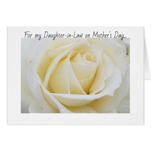 Elegant White Rose Daughter_in_Law Mothers Day