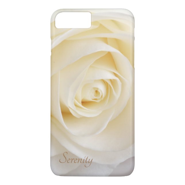 Elegant White Rose Floral Case-Mate iPhone Case (Back)