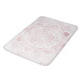 Elegant White Rose Gold Eye Sun Moon Mandala Bath Mat | Zazzle