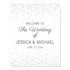 Elegant White Silver Diamond Glitter Wedding
