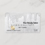 Elegant White Thick Glitter Drips Gift Credit Business Card
