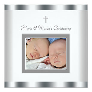 60 off twins 5x5 baptism invitations shop now to save zazzle