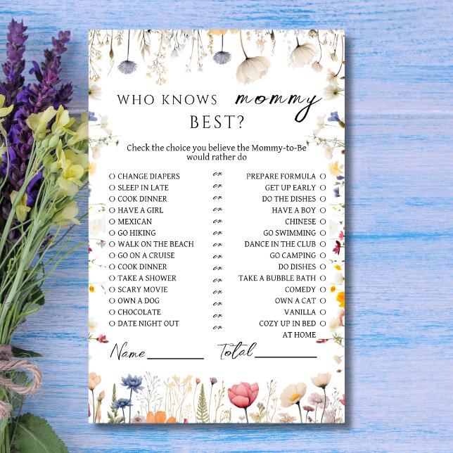 Elegant White Wildflower Mommy To Be Baby Shower (Creator Uploaded)