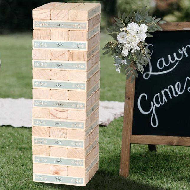 Elegant White Winter Fantasy Dragon Roses Wedding Topple Tower (Creator Uploaded)