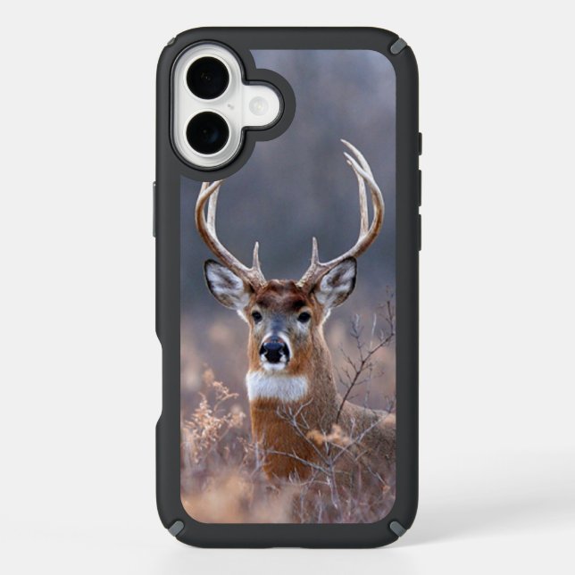 Elegant Whitetail Deer Winter Season Photograph Speck iPhone Case (Front)