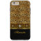 Elegant Wild Leopard Black Gold Jewel Tough